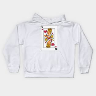 cheems poker card Kids Hoodie